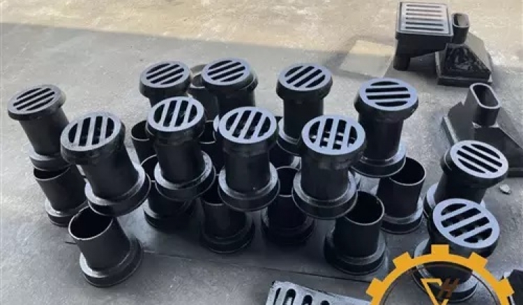 Ống gang thu nước mặt cầu, phễu thu nước mặt cầu