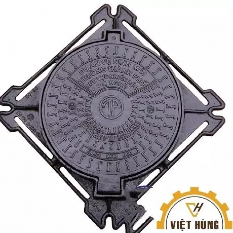 Nắp Hố Ga Khung Âm Nắp Tròn NHGKANT002