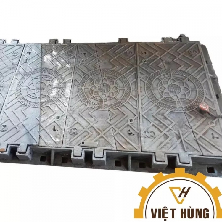 Nắp Bể Cáp Thông Tin 8 Cánh, Nắp Bể Cáp Điện Lực