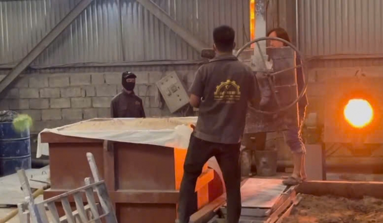 Ứng dụng công nghệ mẫu chảy trong đúc ống gang thoát nước mặt cầu