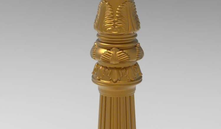 Trụ Đèn Bằng Gang ( Đế Gang Cột Thép)