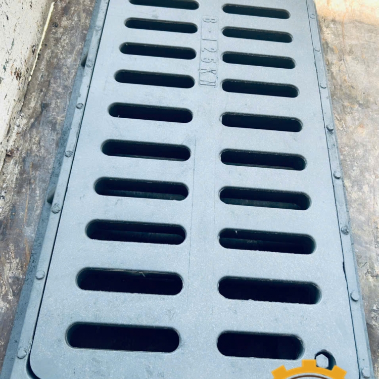 Lưới chắn rác composite KT khung 960x530x75mm, nắp 860x430mm, tải trọng 12,5 tấn